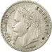 Moneda, Francia, Napoleon III, Napoléon III, 50 Centimes, 1866, Paris, MBC+