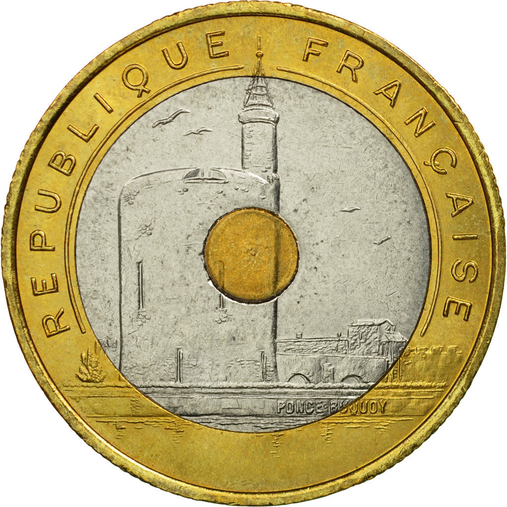 Coin, France, Jeux Méditerranéens, 20 Francs, 1993, Paris, AU(55-58)