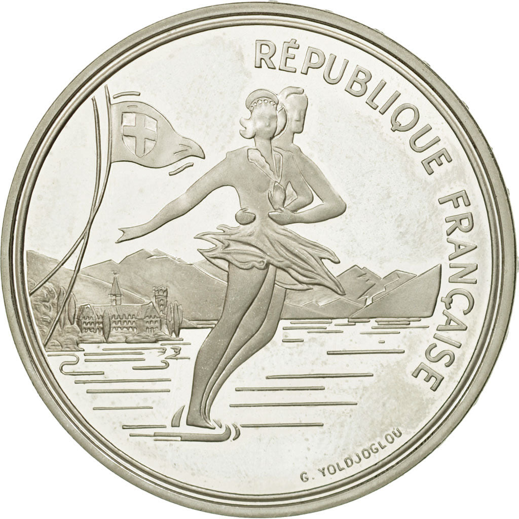 Moneta, Francia, 100 Francs, 1989, SPL-, Argento, KM:972
