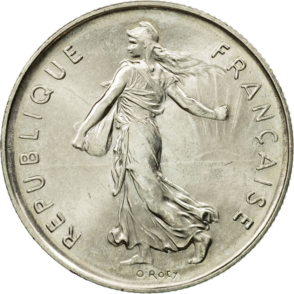 Moneta, Francia, Semeuse, 5 Francs, 1989, Paris, SPL-, Nichel placcato