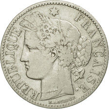 Coin, France, Cérès, 2 Francs, 1881, Paris, VF(30-35), Silver, KM:817.1, Le