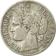 Coin, France, Cérès, 2 Francs, 1871, Paris, VF(30-35), Silver, KM:817.1, Le