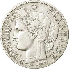 Coin, France, Cérès, 2 Francs, 1871, Paris, EF(40-45), Silver, KM:817.1, Le