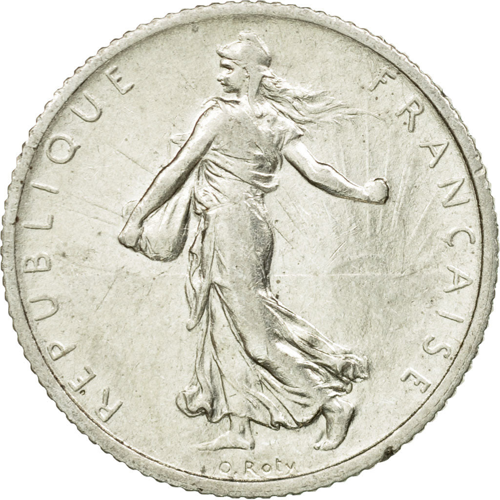 Coin, France, Semeuse, Franc, 1901, Paris, AU(55-58), Silver, KM:844.1, Le