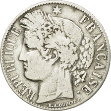 Coin, France, Cérès, Franc, 1887, Paris, VF(30-35), Silver, KM:822.1, Le