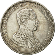 Coin, German States, PRUSSIA, Wilhelm II, 3 Mark, 1914, Berlin, EF(40-45)