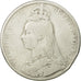 Coin, Great Britain, Victoria, Crown, 1891, VF(20-25), Silver, KM:765