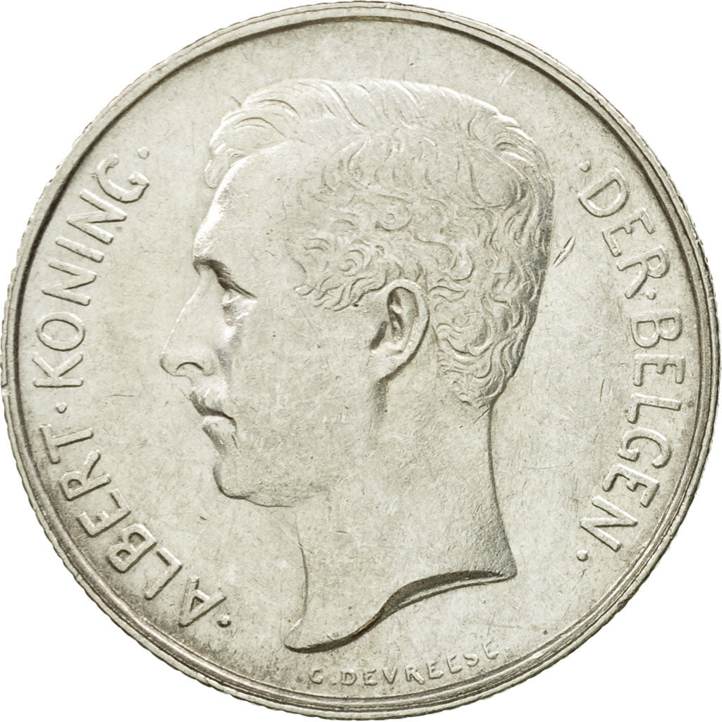 Coin, Belgium, 2 Francs, 2 Frank, 1912, AU(55-58), Silver, KM:75