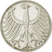 Coin, GERMANY - FEDERAL REPUBLIC, 5 Mark, 1951, Stuttgart, EF(40-45), Silver