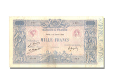 Biljet, Frankrijk, 1000 Francs, 1 000 F 1889-1926 ''Bleu et Rose'', 1926