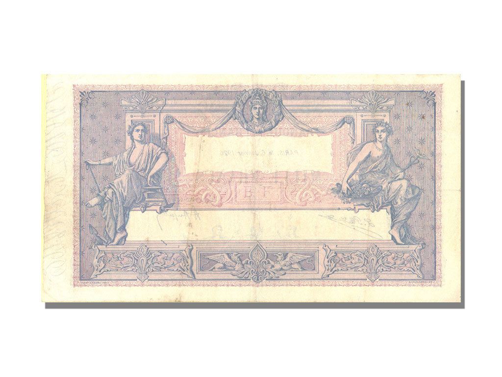 Biljet, Frankrijk, 1000 Francs, 1 000 F 1889-1926 ''Bleu et Rose'', 1926