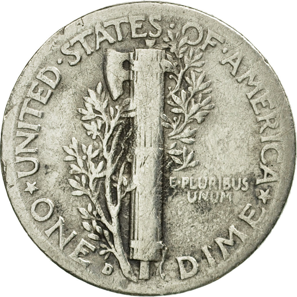 Moneta, Stati Uniti, Mercury Dime, Dime, 1941, U.S. Mint, Philadelphia, BB