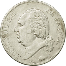 Monnaie, France, Louis XVIII, Louis XVIII, 5 Francs, 1820, Paris, TB+, Argent