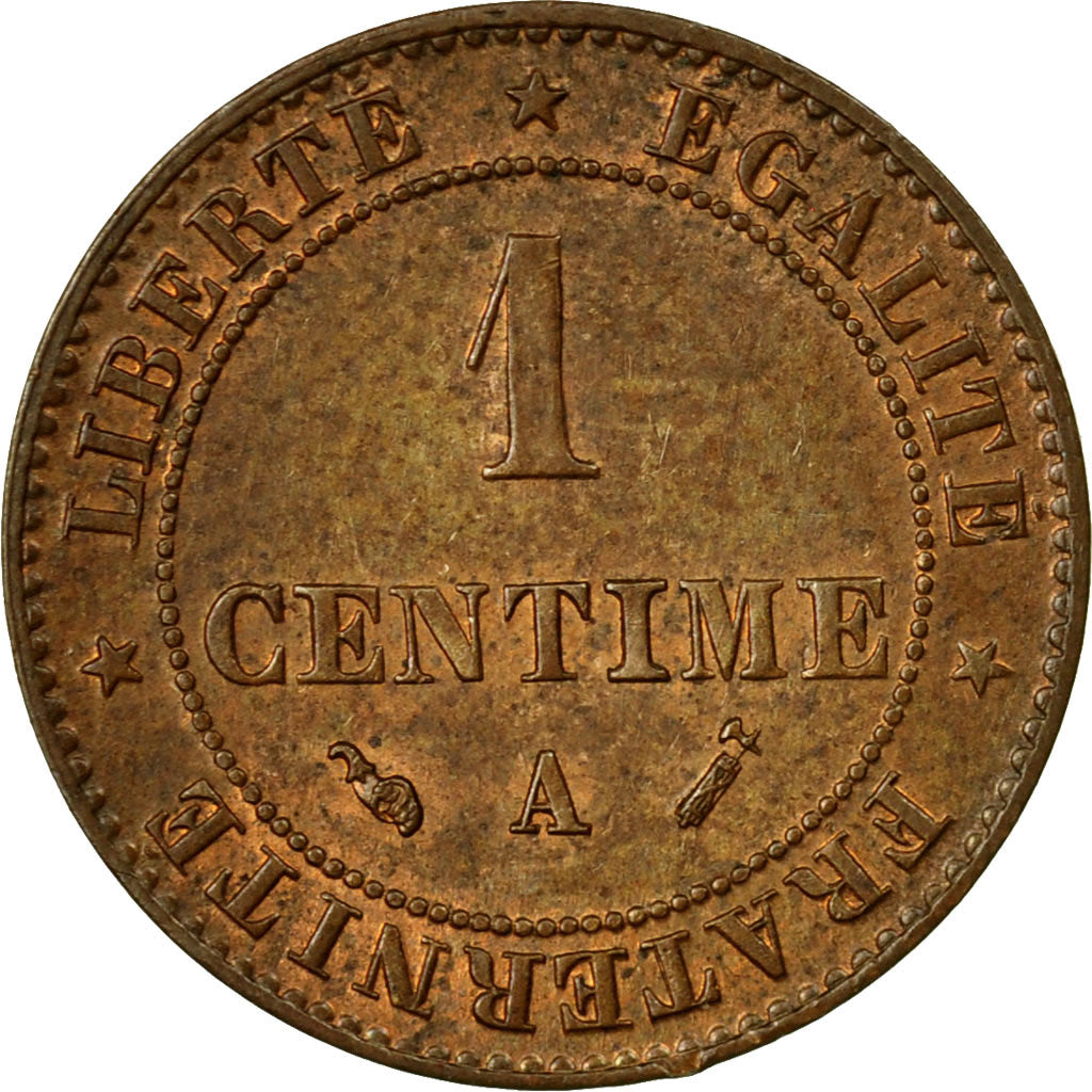 Coin, France, Cérès, Centime, 1895, Paris, MS(60-62), Bronze, KM:826.1, Le