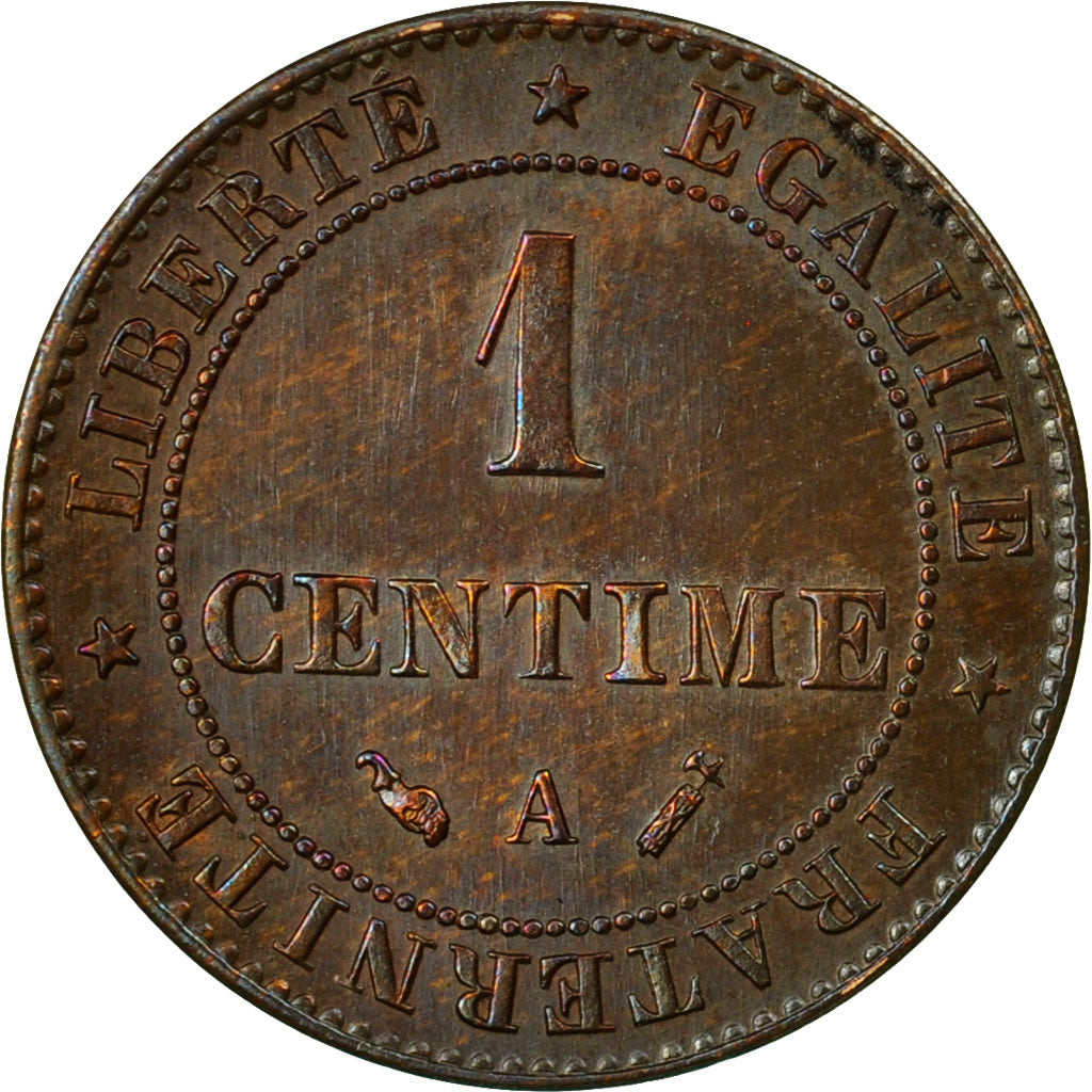 Münze, Frankreich, Cérès, Centime, 1891, Paris, VZ, Bronze, KM:826.1, Le