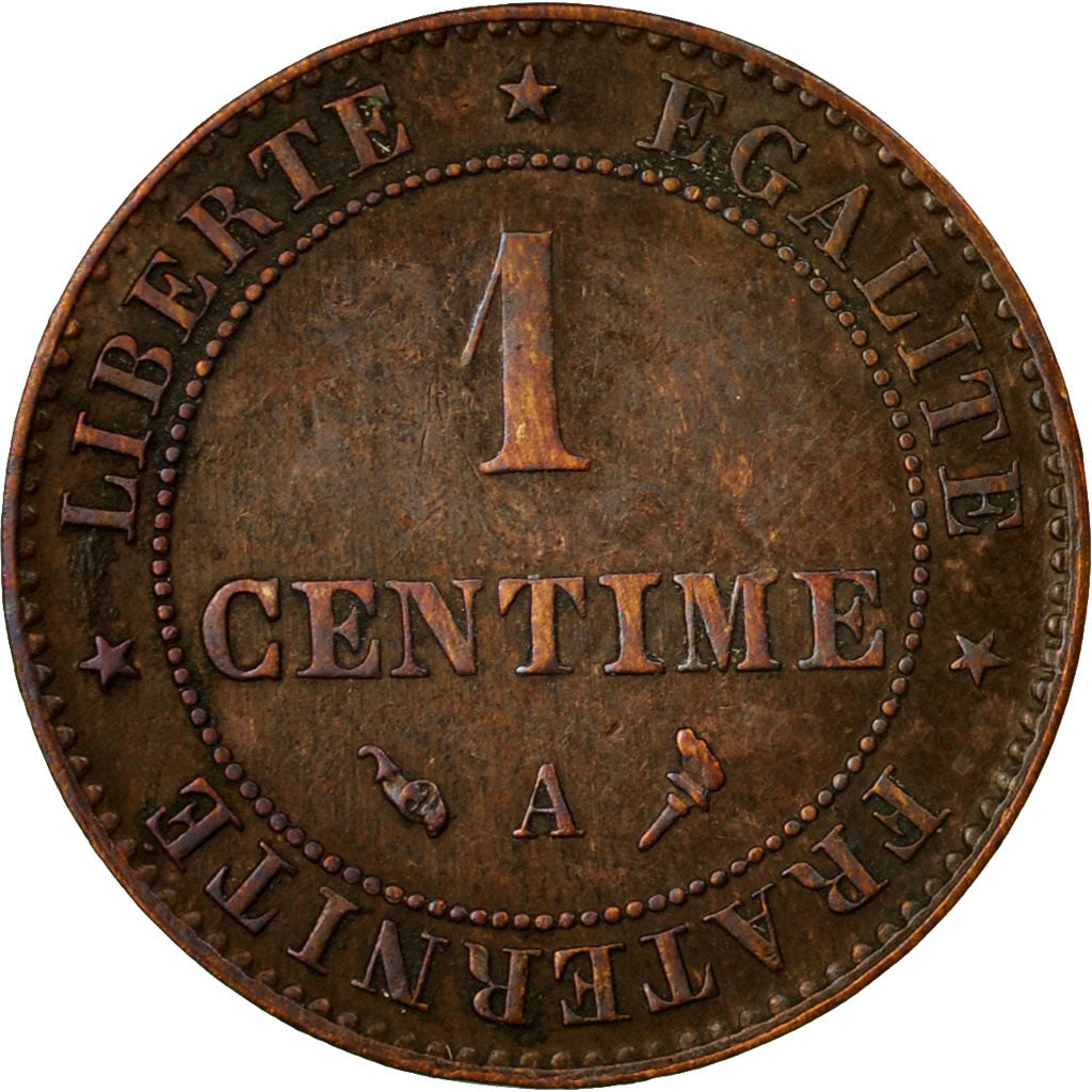 Moneta, Francia, Cérès, Centime, 1897, Paris, BB, Bronzo, KM:826.1, Le