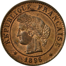 Coin, France, Cérès, Centime, 1896, Paris, AU(55-58), Bronze, KM:826.1, Le
