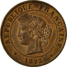 Coin, France, Cérès, Centime, 1895, Paris, AU(55-58), Bronze, KM:826.1, Le