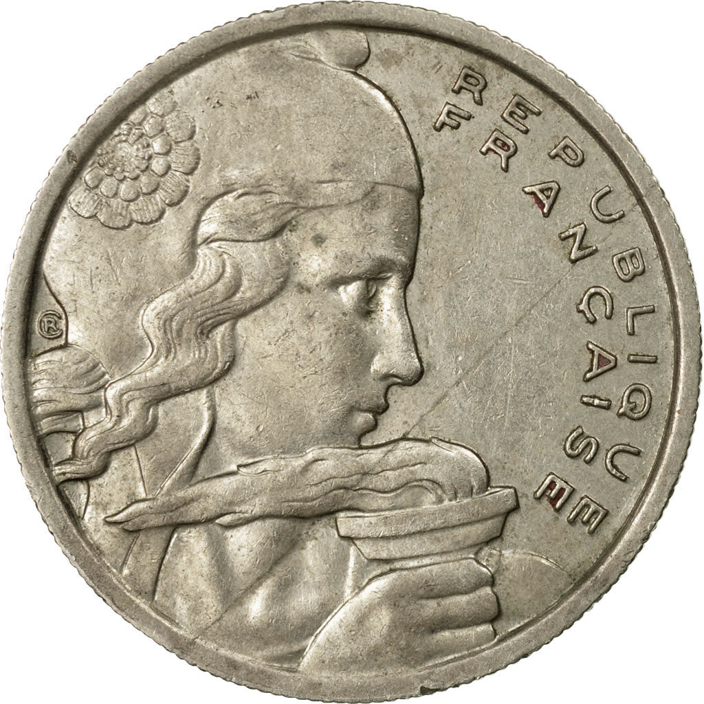 Moneta, Francia, Cochet, 100 Francs, 1956, MB+, Rame-nichel, KM:919.1, Le