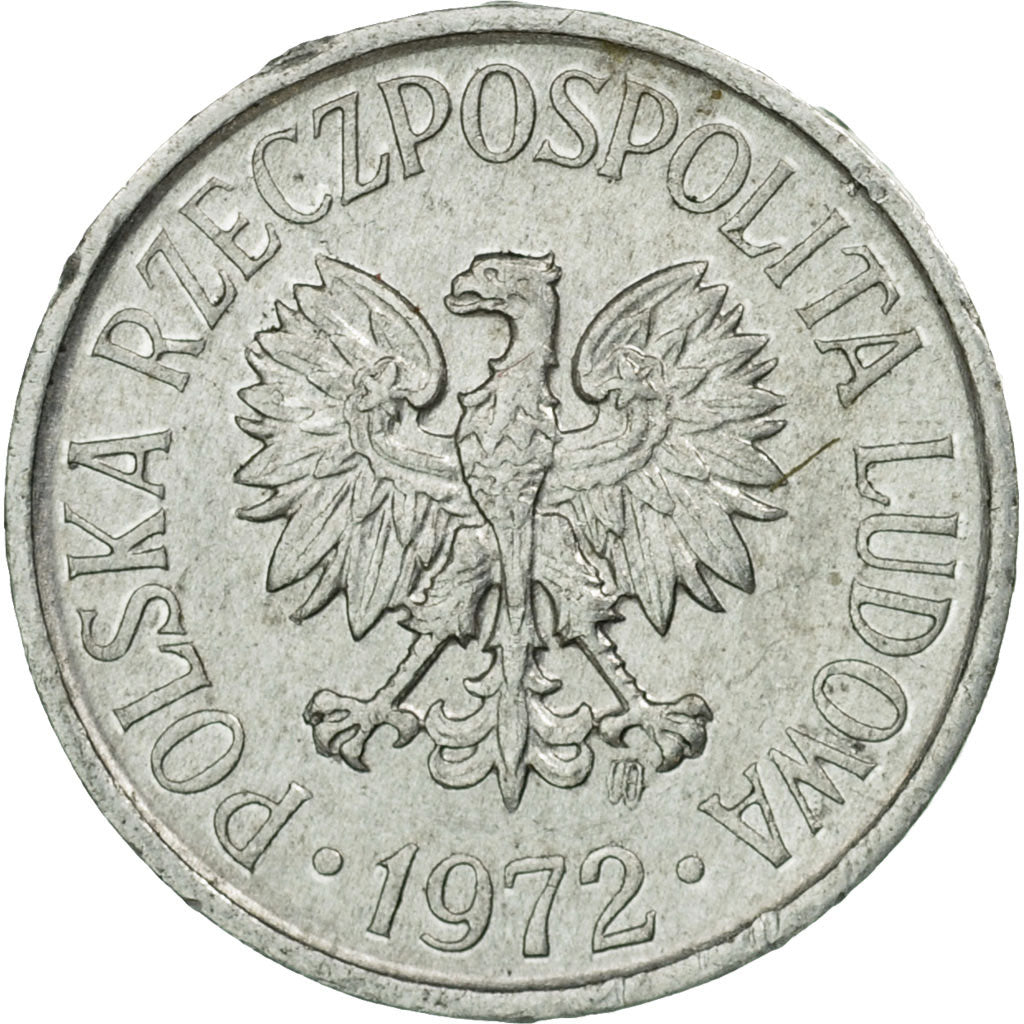 Munten, Polen, 5 Groszy, 1972, Warsaw, PR, Aluminium, KM:A46