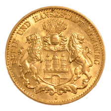 Germany, 10 Mark, 1903, Hambourg, KM #292, AU(55-58), Gold, 4.00
