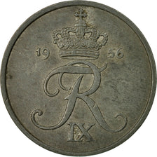 Coin, Denmark, Frederik IX, 5 Öre, 1956, Copenhagen, EF(40-45), Zinc, KM:843.2