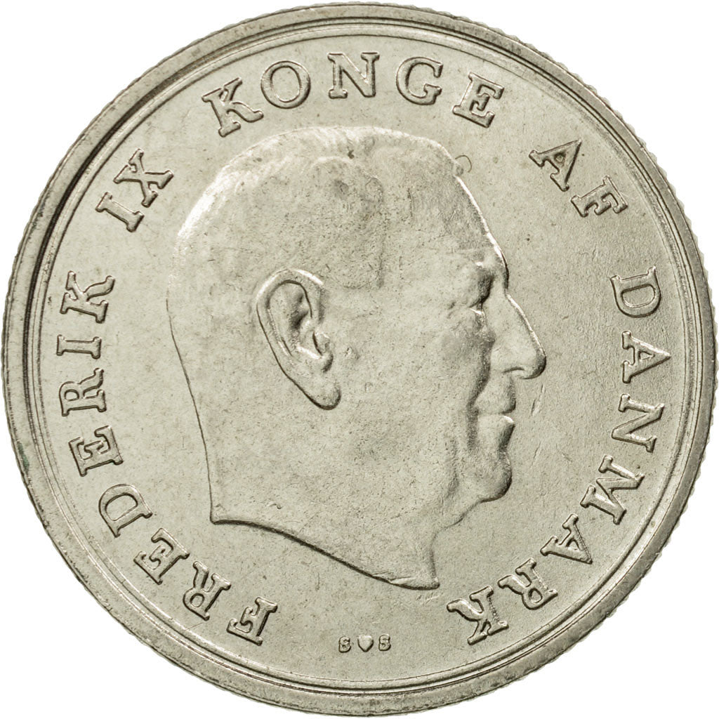 Coin, Denmark, Frederik IX, Krone, 1979, Copenhagen, AU(50-53), Copper-nickel