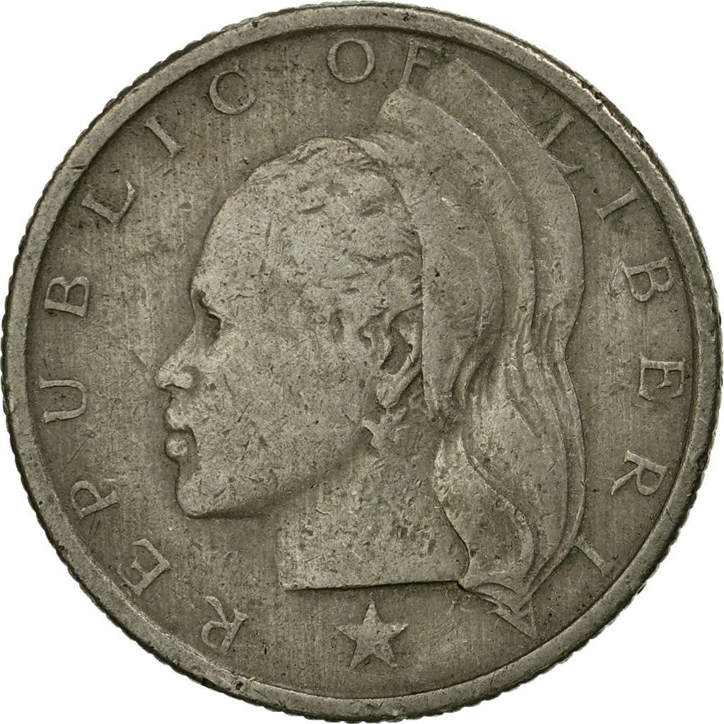 Coin, Liberia, 25 Cents, 1966, VF(30-35), Copper-nickel, KM:16a.1