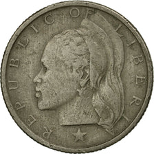 Coin, Liberia, 25 Cents, 1966, VF(30-35), Copper-nickel, KM:16a.1