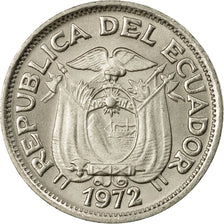 Coin, Ecuador, 10 Centavos, Diez, 1972, AU(55-58), Nickel Clad Steel, KM:76c