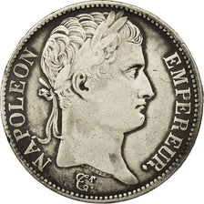 Francia, Napoleon I, 5 Francs, 1811, Torino, Plata, BC+, Gadoury:584, KM:694.15