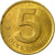 Moneta, Peru, 5 Soles, 1980, Lima, EF(40-45), Mosiądz, KM:271
