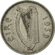 Monnaie, IRELAND REPUBLIC, 6 Pence, 1939, TTB, Nickel, KM:13