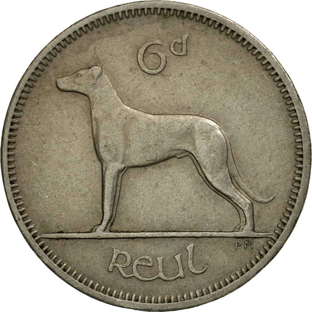Coin, IRELAND REPUBLIC, 6 Pence, 1961, EF(40-45), Copper-nickel, KM:13a