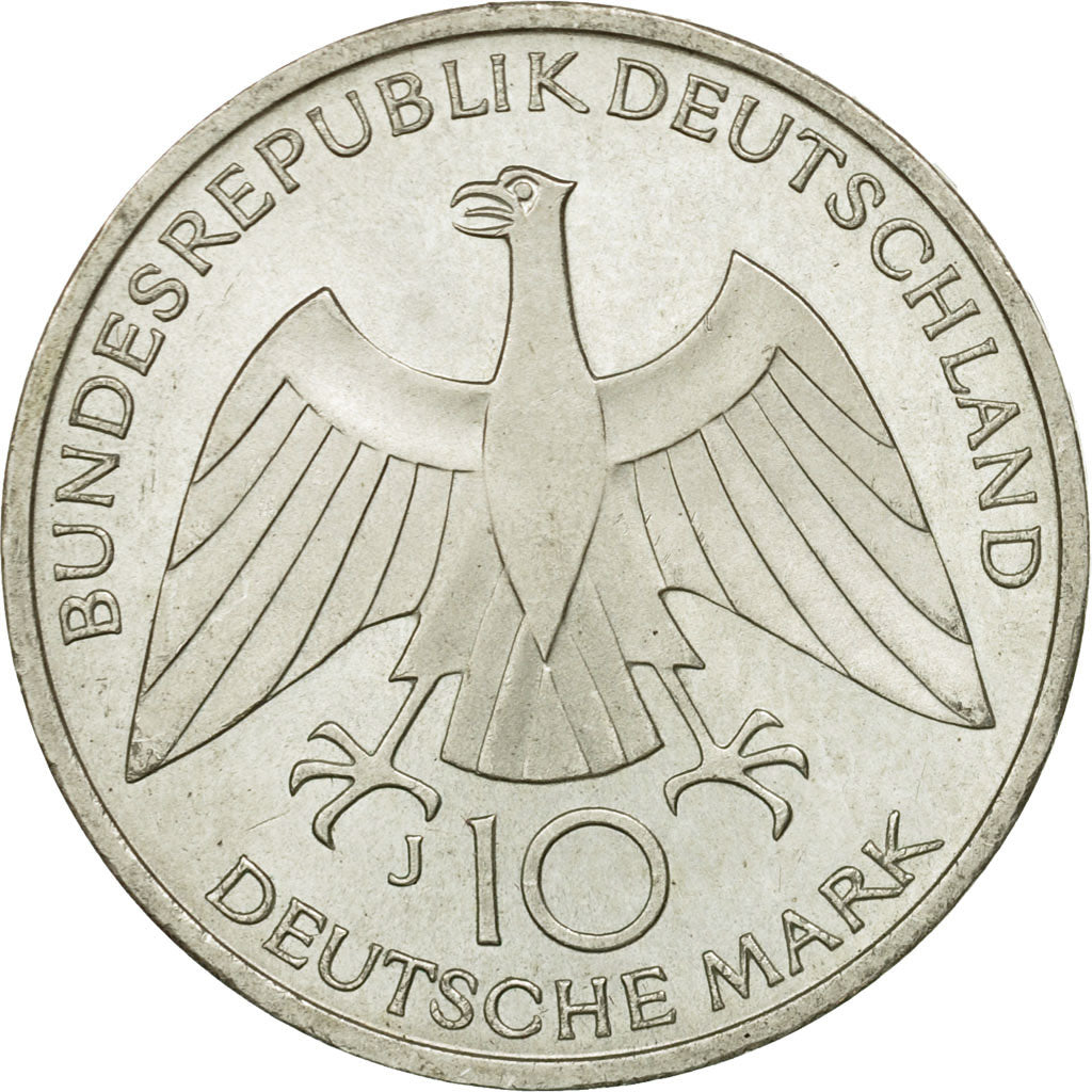 Monnaie, République fédérale allemande, 10 Mark, 1972, Hambourg, SUP+