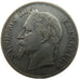 FRANCE, Napoléon III, 5 Francs, 1865, Strasbourg, KM #799.2, EF(40-45), Silver,