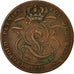 Coin, Belgium, Leopold I, 5 Centimes, 1837, VF(30-35), Copper, KM:5.1