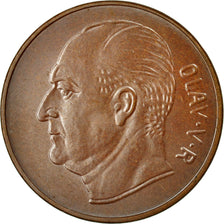Coin, Norway, Olav V, 5 Öre, 1972, MS(63), Bronze, KM:405