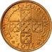 Coin, Portugal, 20 Centavos, 1974, MS(63), Bronze, KM:595