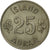 Coin, Iceland, 25 Aurar, 1967, AU(55-58), Copper-nickel, KM:11