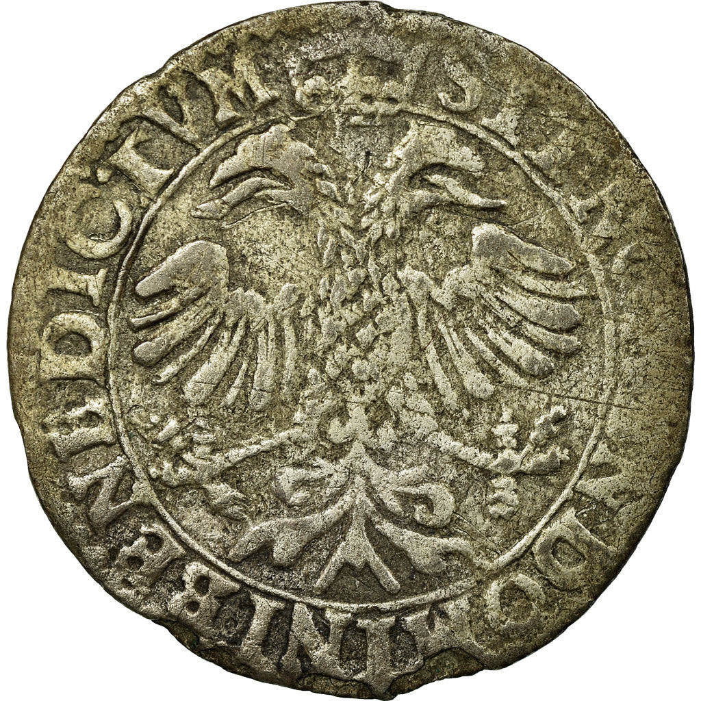 Moneta, Francia, Château Regnault, 4 Patards, BB+, Argento, Boudeau:manque