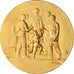 France, Medal, Savings Bank, caisse d'Epargne du Havre, 1965, AU(55-58), Gilt