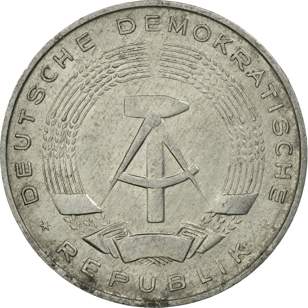 Münze, GERMAN-DEMOCRATIC REPUBLIC, 2 Mark, 1962, Berlin, S+, Aluminium, KM:14