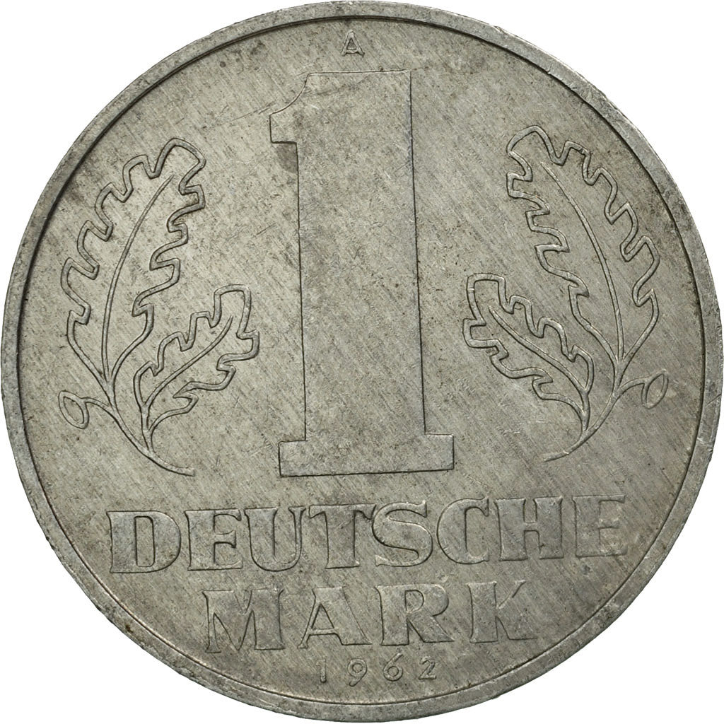 Münze, GERMAN-DEMOCRATIC REPUBLIC, 2 Mark, 1962, Berlin, S+, Aluminium, KM:14