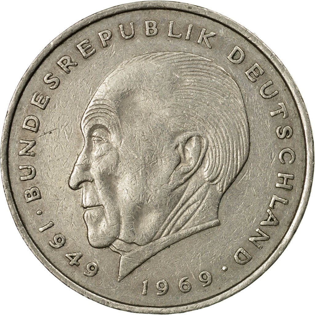 Coin, GERMANY - FEDERAL REPUBLIC, 2 Mark, 1971, Hambourg, EF(40-45)