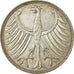 Coin, GERMANY - FEDERAL REPUBLIC, 5 Mark, 1966, Munich, EF(40-45), Silver