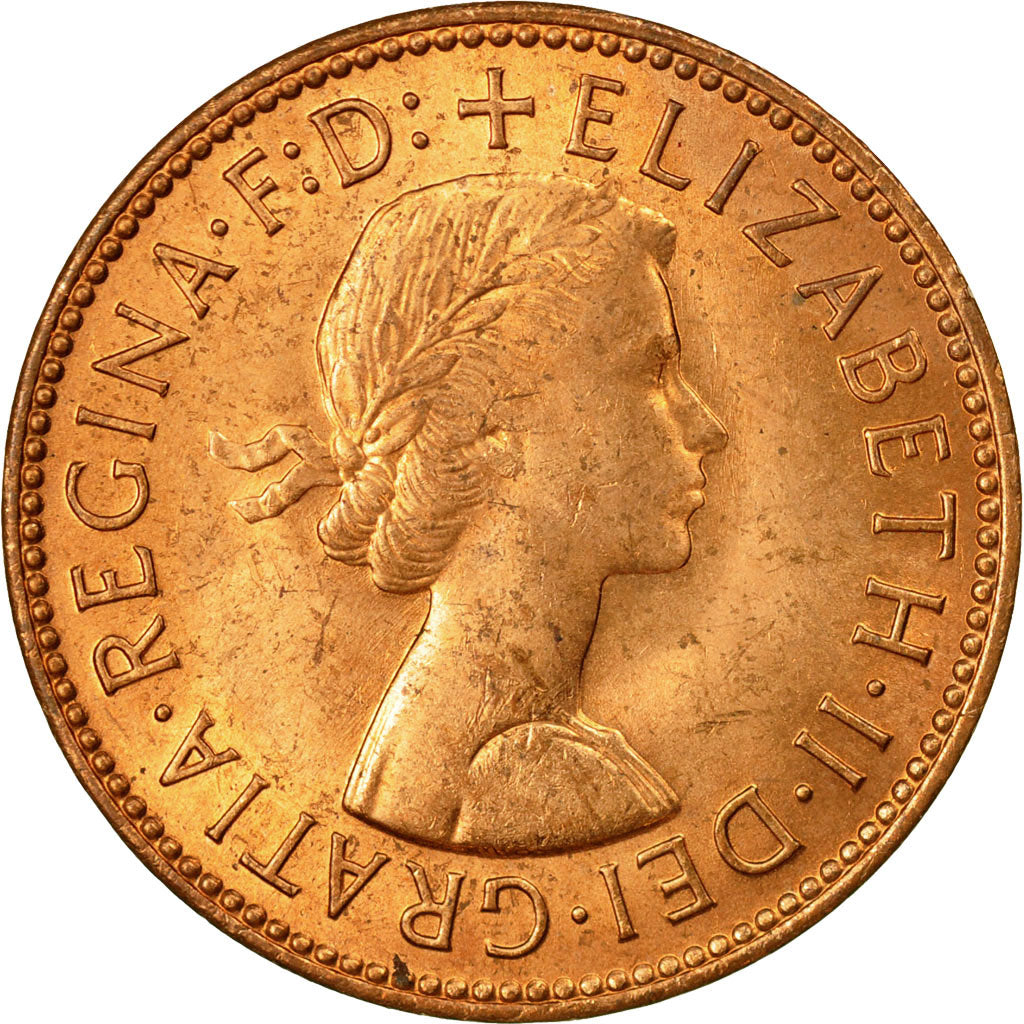 Monnaie, Grande-Bretagne, Elizabeth II, 1/2 Penny, 1967, SUP, Bronze, KM:896