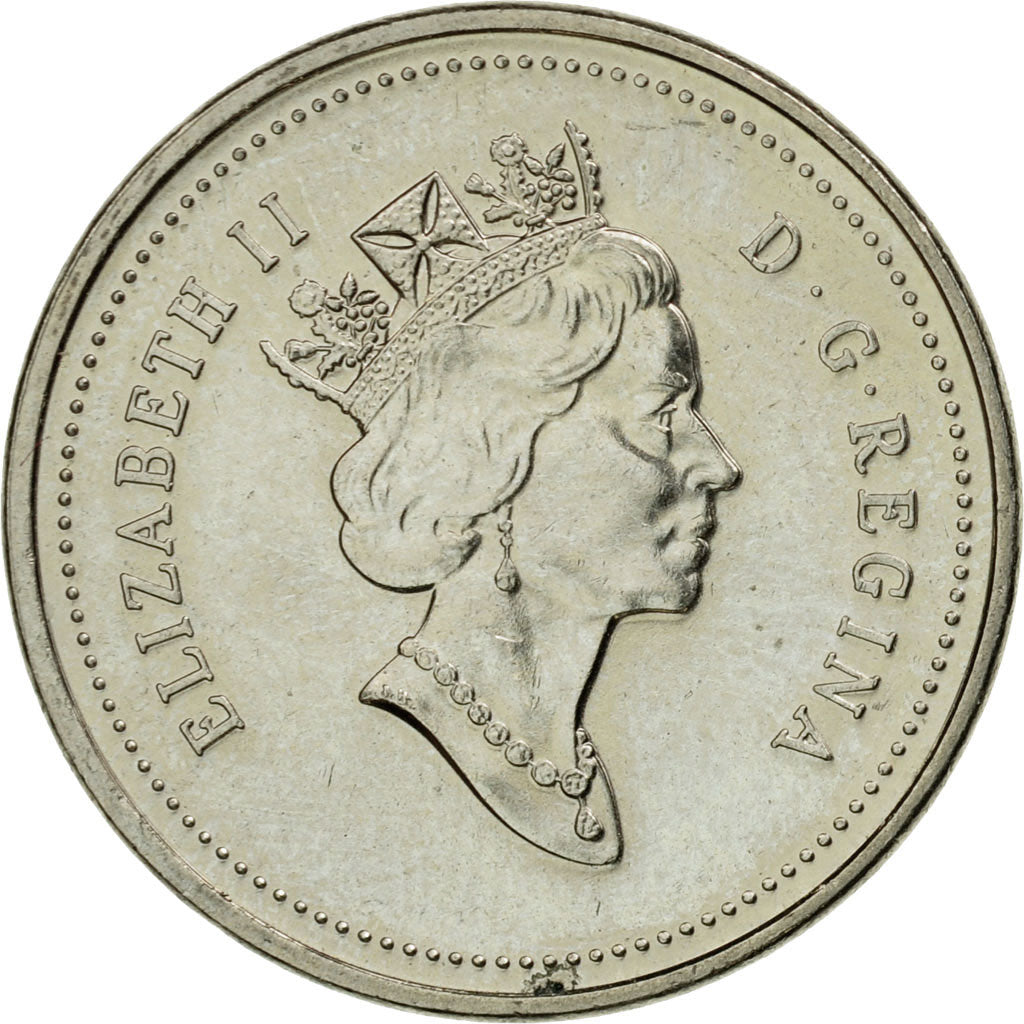 Coin, Canada, Elizabeth II, 5 Cents, 1999, Royal Canadian Mint, Ottawa