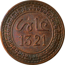 Münze, Marokko, 'Abd al-Aziz, 5 Mazunas, 1903/AH1321, Paris, SS, Bronze