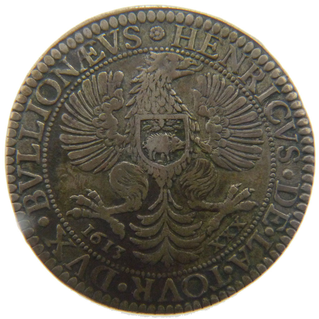 FRANCE, XXX Sols, 1613, Sedan, AU(50-53), Silver, Boudeau #1841, 19.70